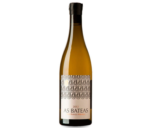 Botella de vino blanco albariño 'As bateas'